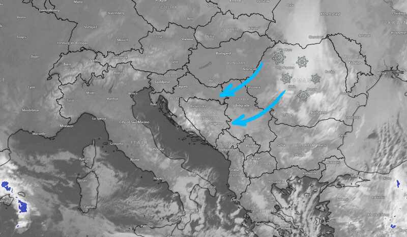 SUTRA MALO SNIJEGA, PA SUNČANIJE VRIJEME DO NEDJELJE UZ VRLO HLADNA JUTRA I MALO TOPLIJE TOKOM DANA SUTRA MALO SNIJEGA, PA SUNČANIJE VRIJEME DO NEDJELJE UZ VRLO HLADNA JUTRA I MALO TOPLIJE TOKOM DANA