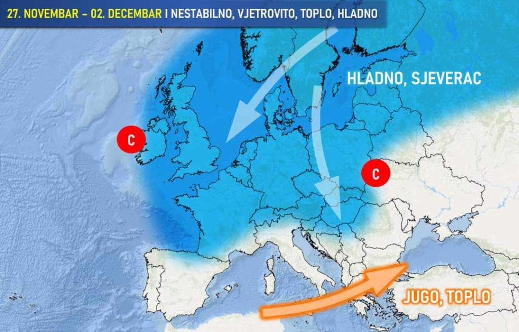 PROČITAJTE KAKVO NAS VRIJEME OČEKUJE DO KRAJA OVE SEDMICE PROČITAJTE KAKVO NAS VRIJEME OČEKUJE DO KRAJA OVE SEDMICE